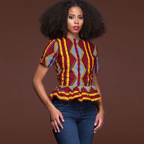 Dashiki Shirt Traditional African Print Clothing For Women Shirt Tops