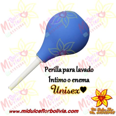 Perilla Para Lavado Ntimo Y Enema Sex Shop Mi Dulce Flor Bolivia