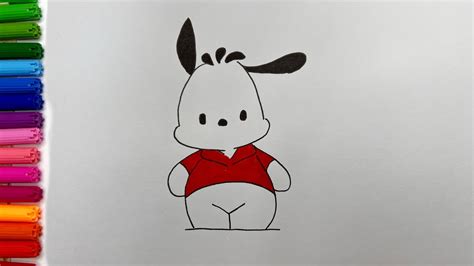 How To Draw Pochacco Cute Easy Step By Step Youtube