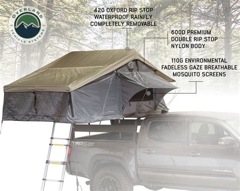 Overland Vehicle Systems Nomadic 3 Extended Roof Top Tent Quadratec