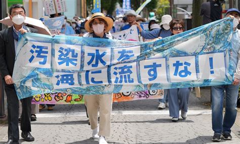 Japanese People Rally Against Planned Release Of Fukushima Nuclear