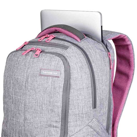 Mochila Samsonite Para Laptop Laser Cinza Viajante Moderno