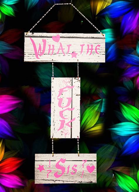 Funny Plate What The Fuck Sis Etsy