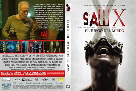 Dvd Cover Saw X 2023 Blu Ray Cover Saw X 2023 Cover Saw Etsy