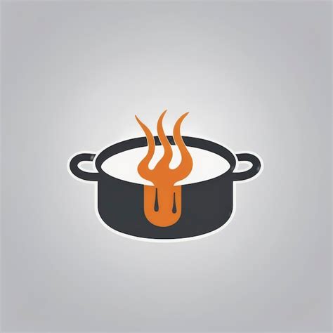 Premium AI Image | cook icon vector clipart logo design illustration