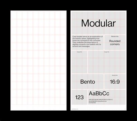 Bento Presentation Grid System For Indesign Portrait Behance