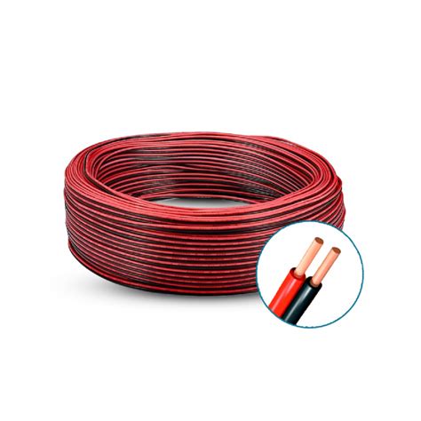 CABLE MELLIZO TH18 BICOLOR Rojo Negro ULIX