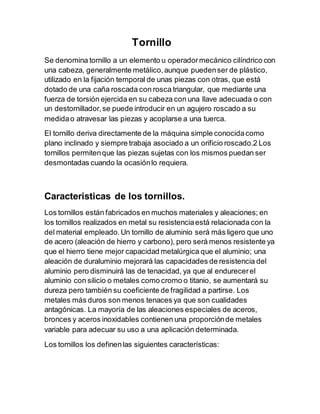 Tornillo PDF