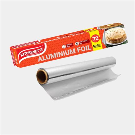 Kitchenette Aluminium Foil Paper 72 Meter Pack Of 2 For Kitcheneco Friendly Aluminium Foil Food