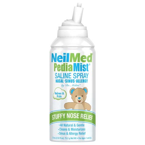 Neilmed Pediamist Pediatric Saline Nasal Spray 253 Fl Oz