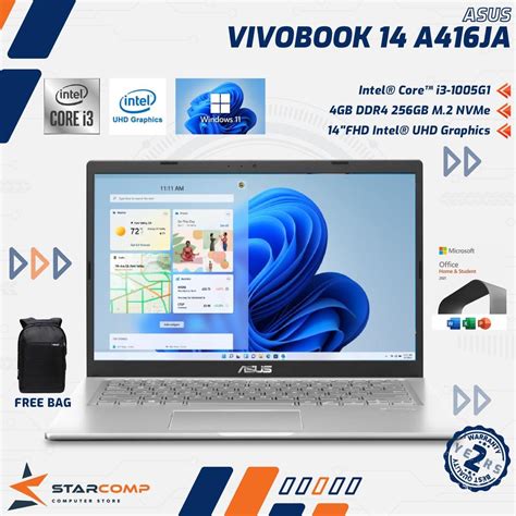 Jual Asus Vivobook 14 A416jao I3 1005g1 4gb 512gb Ssd 14 Fhd Ips Ohs