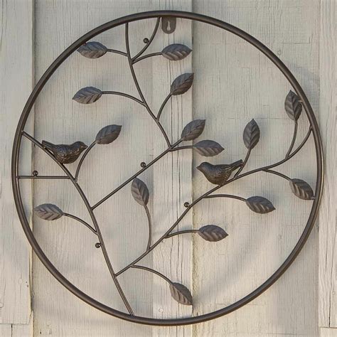 Plow Hearth Birds And Branches Circle Wall Decor Reviews Wayfair