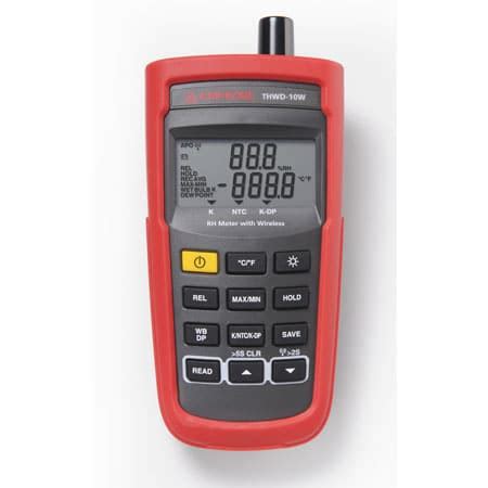 Amprobe Thwd W Temperature And Relative Humidity Meter Wireless