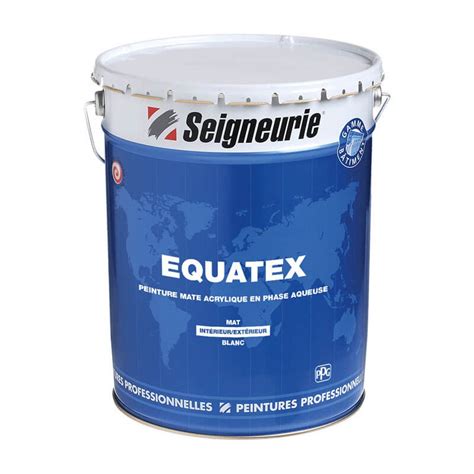 Peinture mate aux copolymères acryliques Equatex int ext 30KG