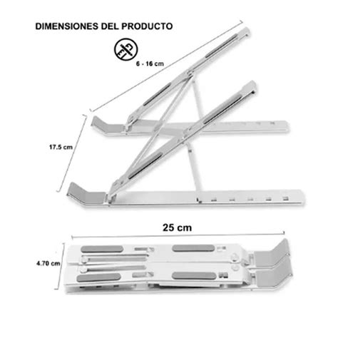 Ripley SOPORTE PLEGABLE ALUMINIO PREMIUM GRADUABLE