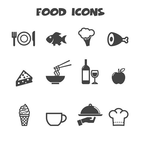 list  pictures food icon vector  full hd