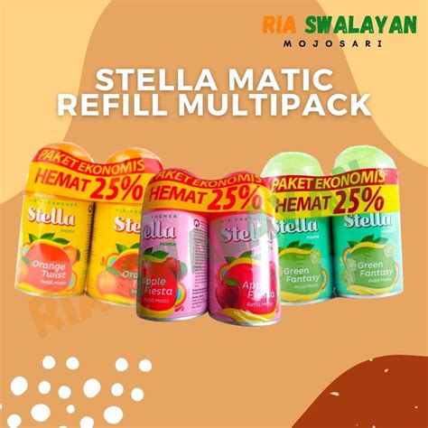 Jual Stella Matic Refill Multipack 225ml Shopee Indonesia