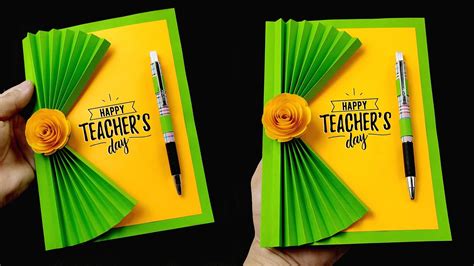 Diy Teacher S Day Greeting Card Handmade Teachers Day Card Ideas How To Make Card For