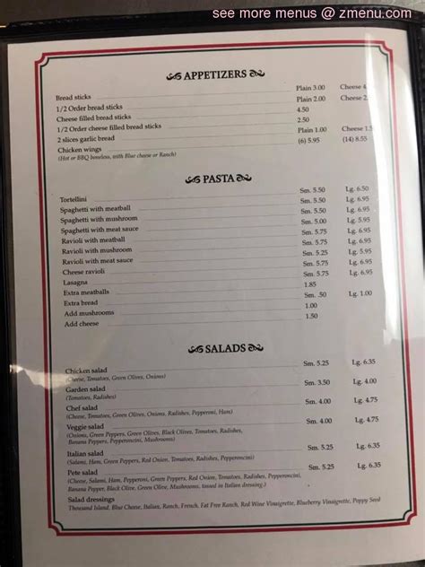 Online Menu Of Dimaggios Pizza Restaurant Carmi Illinois 62821 Zmenu