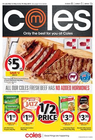 Coles Catalogue Grocery Sale 1 7 May 2019 Catalogue AU