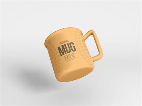 Premium Psd Ceramic Coffee Mug Mockup