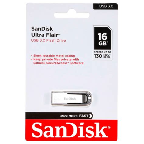 Sandisk Cruzer Ultra Flair 16gb Usb 30 Pendrive Micro Data Technology