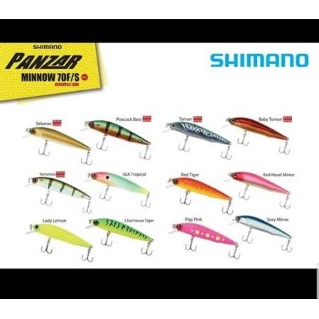 SHIMANO PANZAR EX MINNOW 70F FLOATING Shopee Malaysia