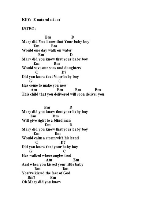 Free printable lyrics of mary did you know, Download Free printable lyrics of mary did you know ...