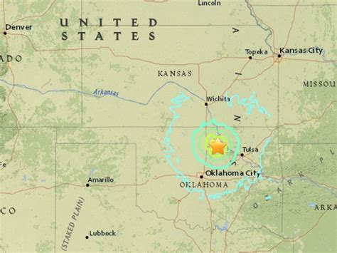 Strong Oklahoma earthquake of 5.6 magnitude felt from Nebraska to Texas ...