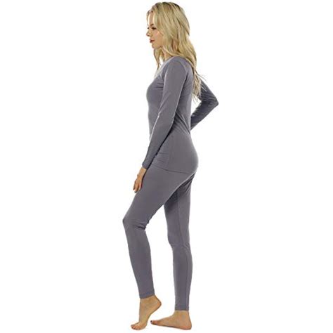 Vicherub 2 Sets Women S Thermal Underwear Set Long Johns With Fleece Lined Ultra Soft Top