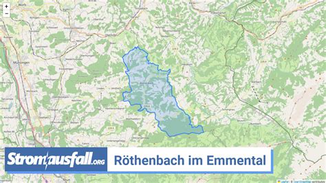 Ist aktuell Stromausfall in Gemeinde Röthenbach im Emmental