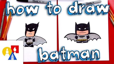 how to draw a cartoon batman