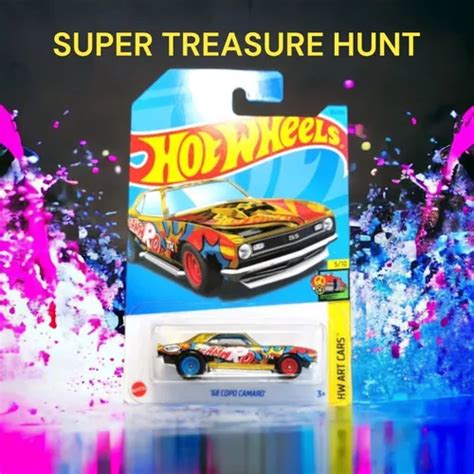 68copo Camaro Hot Wheels Super Treasure Hunt Cuotas Sin Interés