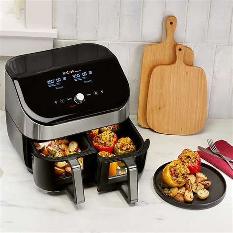 Instant Vortex Plus 8 Quart Dual Basket Airfryer With Clearcook