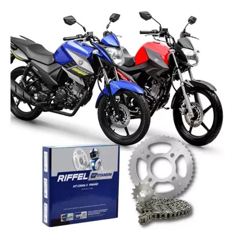 Kit Relação Complet Fazer Factor 150 Ybr 125i 2016 2017 2018