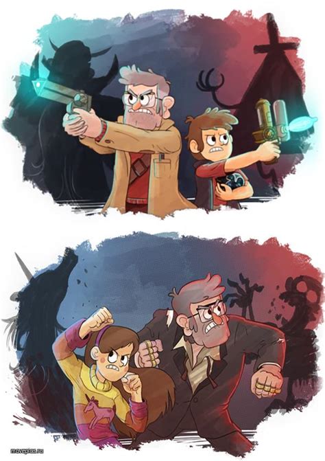 Stanley Pines Dipper Pines Stanford Pines Mabel Pines GF