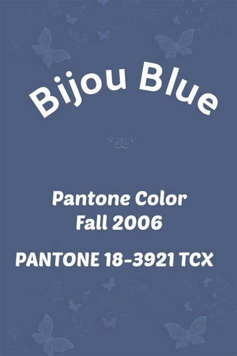 Pantone Bijou Blue