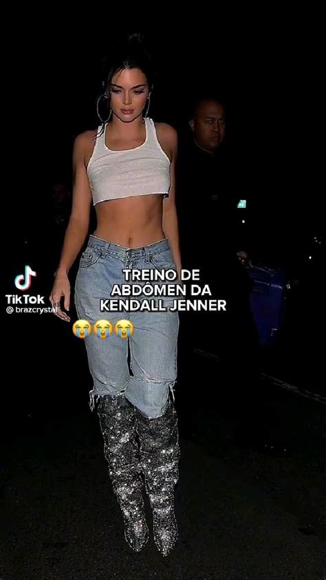 Treino Da Kendall Jenner Treino Abdomen Rotinas De Treino Rotina De