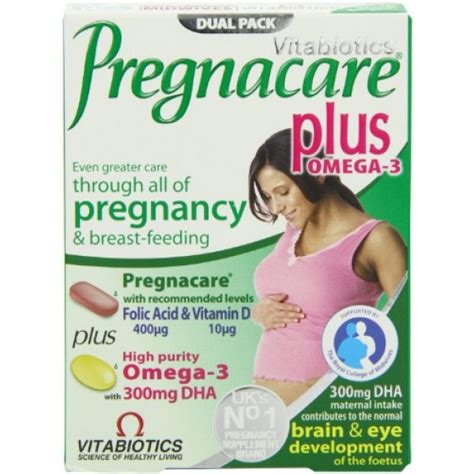 Packs Vitabiotics Pregnacare Plus Omega Tablets