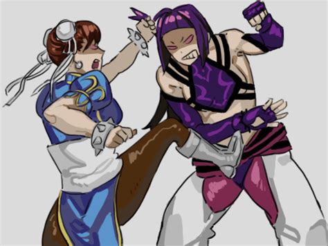 Chun Li And Han Juri Street Fighter And 1 More Drawn By Bams2leona