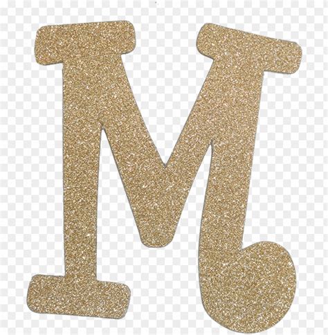 Diamond Letter M Gold Gold Glitter Letter M PNG Transparent With