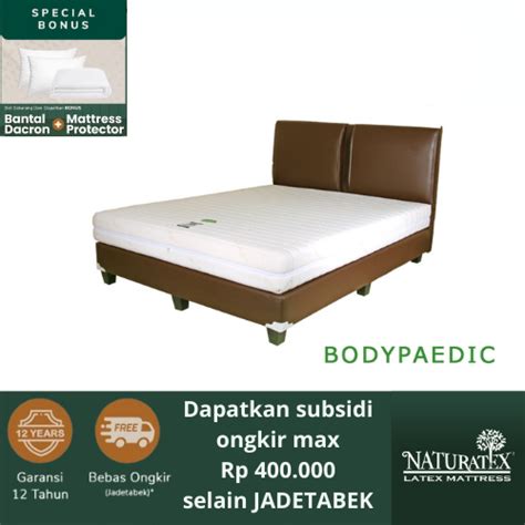 Jual Full Set Kasur Latex Naturatex Hotel Bed Bodypaedic Uk 90x200