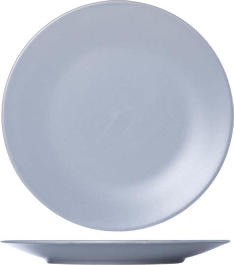 Cosy Trendy Serena Grey Dinerbord Rond Ø 25 cm 12 Stuks bol