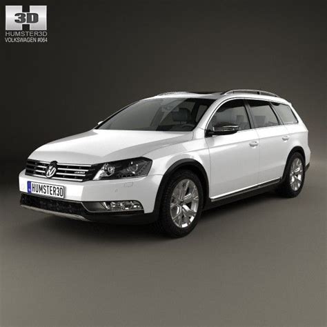 Volkswagen Passat B7 Alltrack 2011 Modelo 3D 149 3ds C4d Fbx