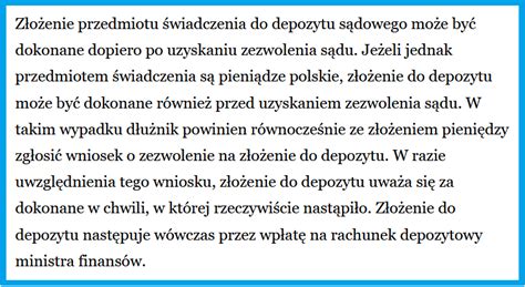 Depozyt sądowy Wniosek o wypłatę środków i zezwolenie na wpłatę WZÓR