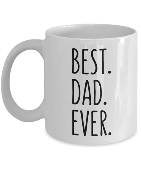 Best Dad Ever Mug Personalized Dad Gift From Kids Fathers Day - Etsy