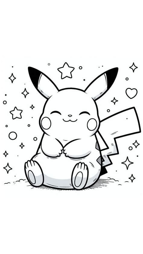 Coloriage Pikachu Unique Dessins Imprimer