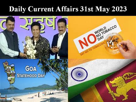 Daily Current Affairs 31st May 2023