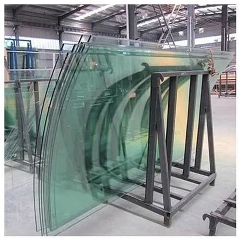 Curve Bended Toughened Glass Thickness 12 0 Mm Size 5 Feet Width