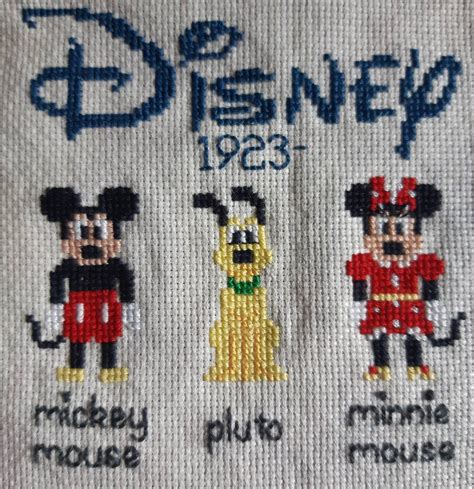 Disney Characters Cross Stitch Crossstitch Crosstitch Etsy